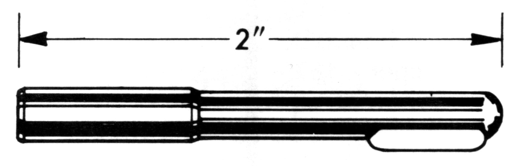 0.203 Tang speedometer cable end - HT131