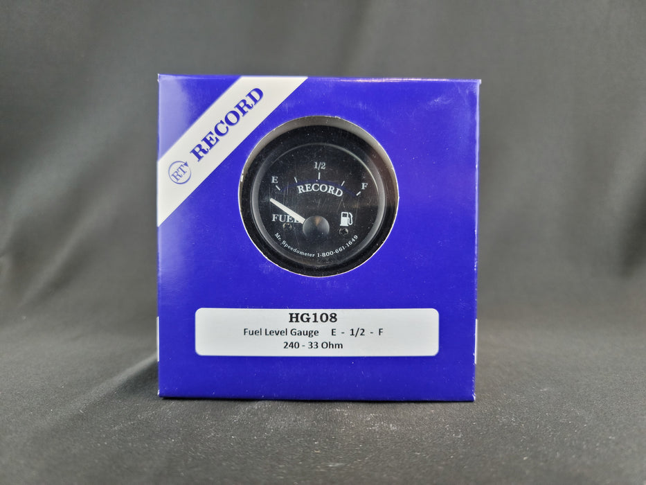 RECORD 2 Inch Fuel Gauge 240-33ohms - HG108