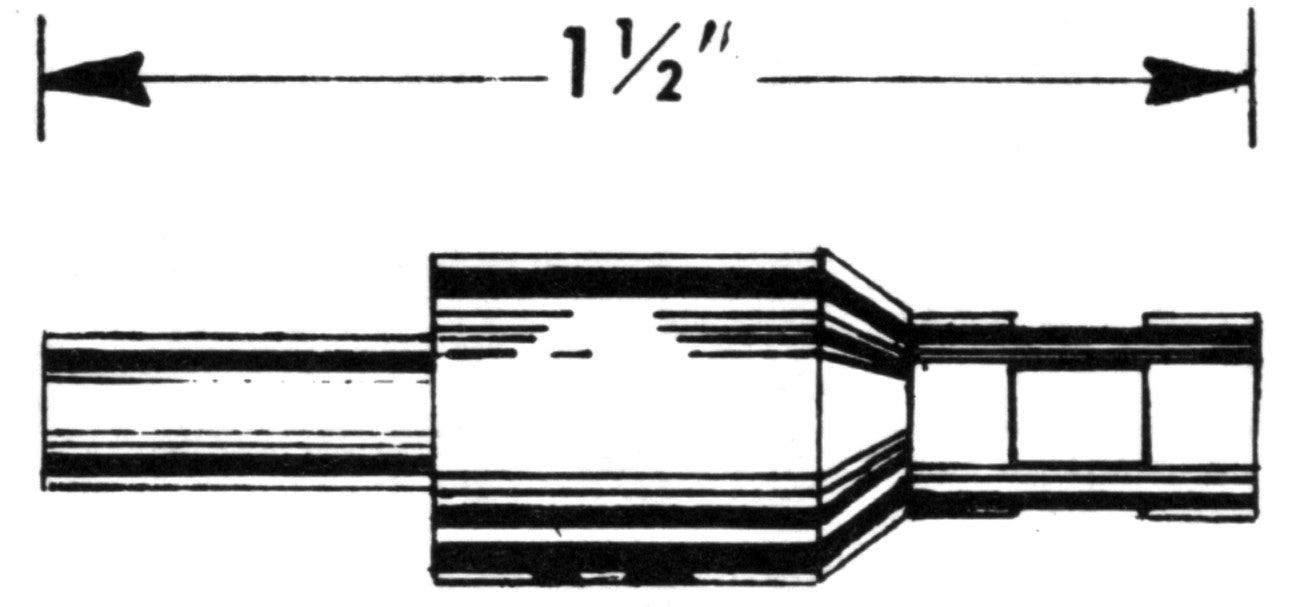 0.105 Internal Square Speedometer Cable Tip - HT111