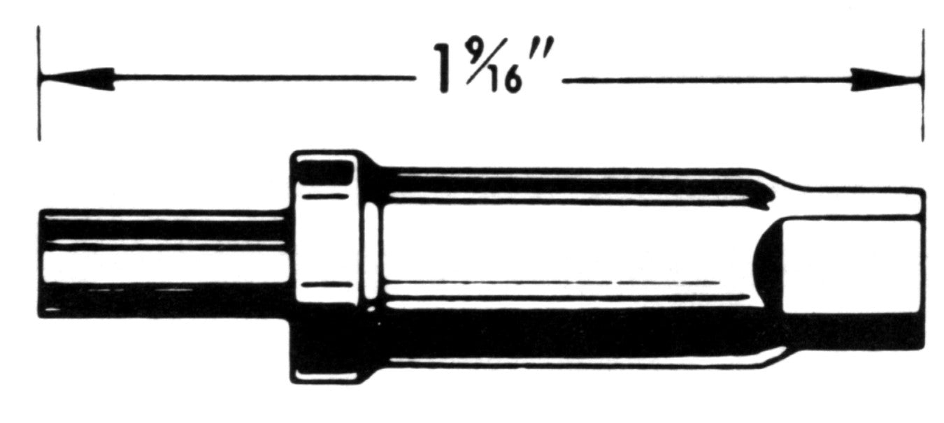 0.187 Internal Square Speedometer Cable Tip - HT114