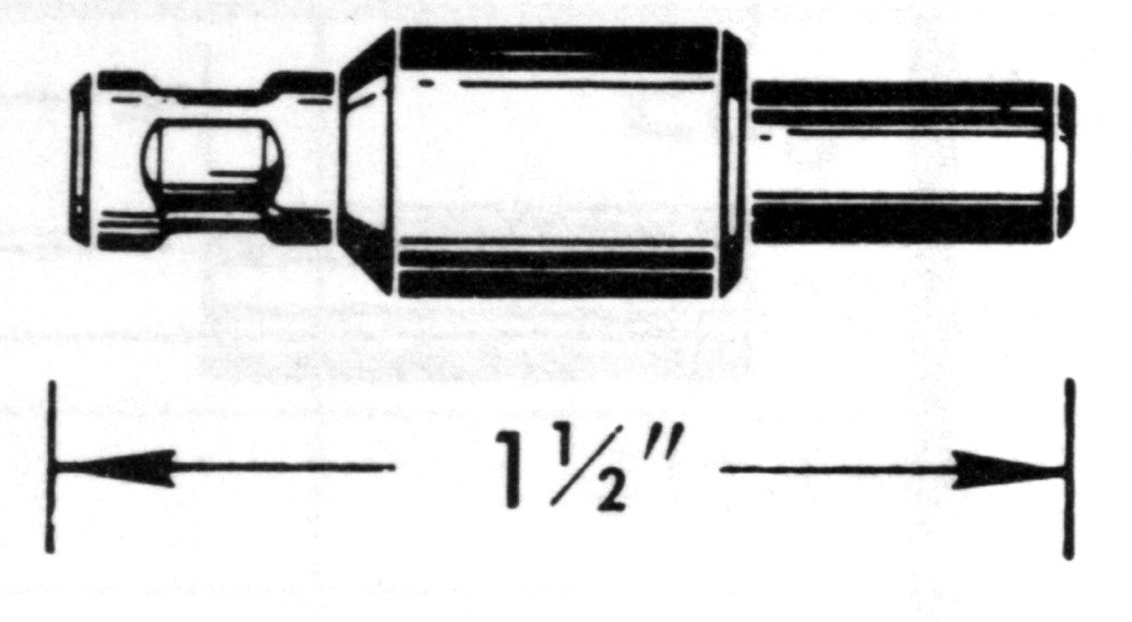 0.105 Internal Square Speedometer Cable Tip - HT115