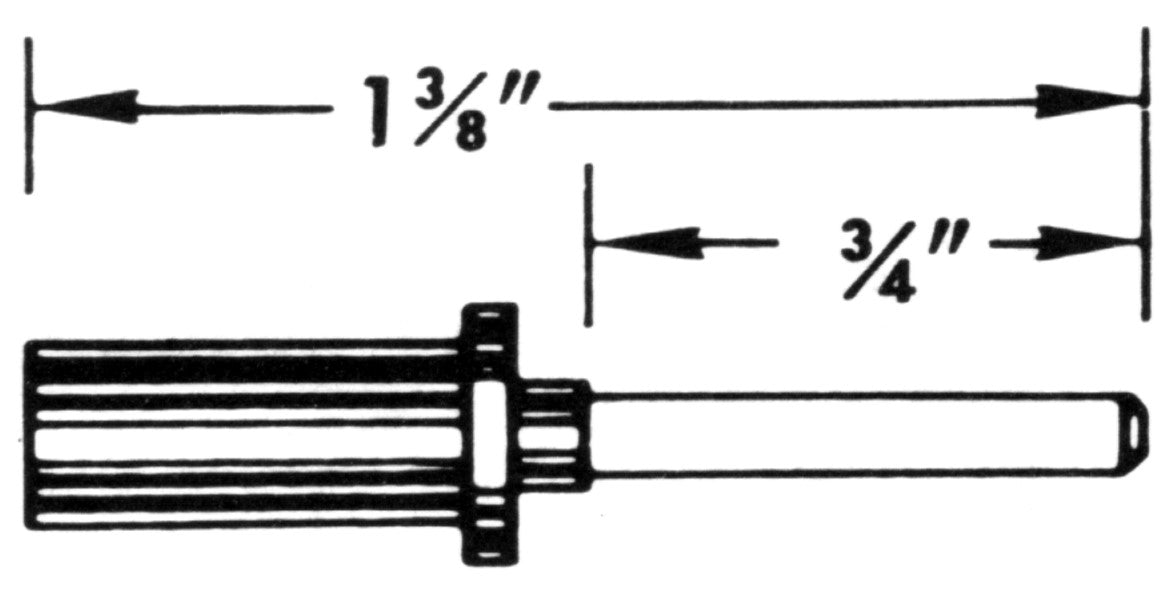 0.104 Square Speedometer Cable Tip - HT118