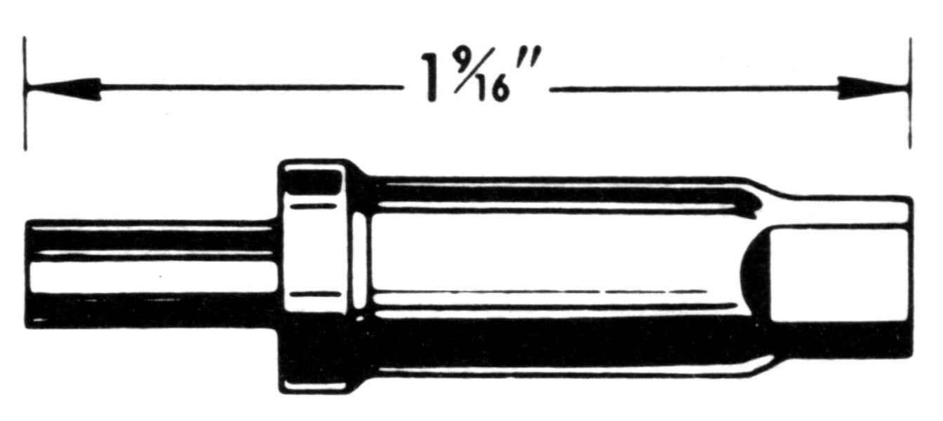 0.187 Internal Square Speedometer Cable Tip - HT121