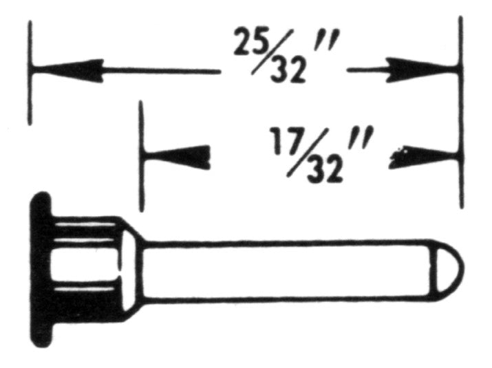 0.104 Square Speedometer Cable Tip - HT126