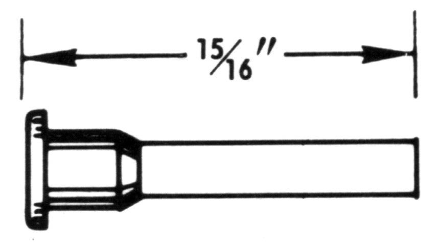 0.104 Square Speedometer Cable Tip - HT127