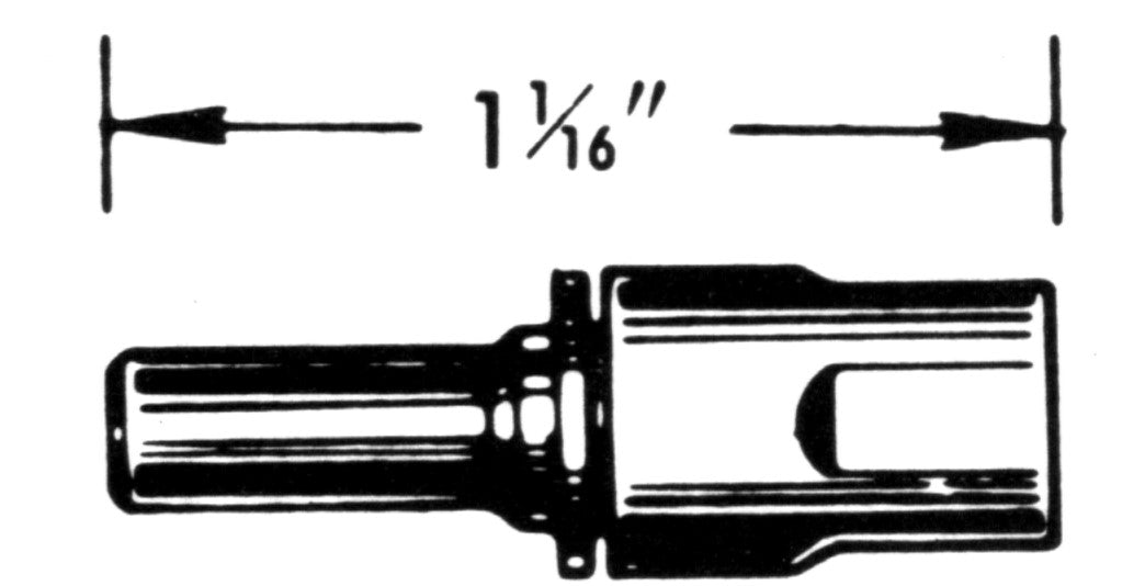 0.187 Internal Square Speedometer Cable Tip - HT135