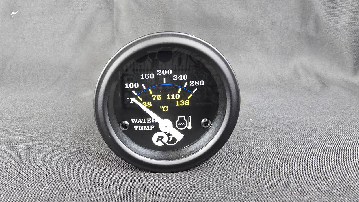 2 Inch Electronic Water Temperature Gauge - 100-280F - HG129