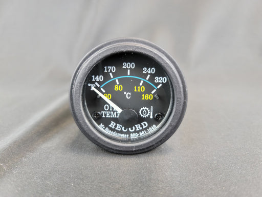 RECORD 2 Inch Oil Temp Gauge 140-320F - Electric - HG105